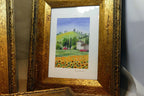 Pack of 3 Italy Tuscany style prints Framed signed Dianne lot of three