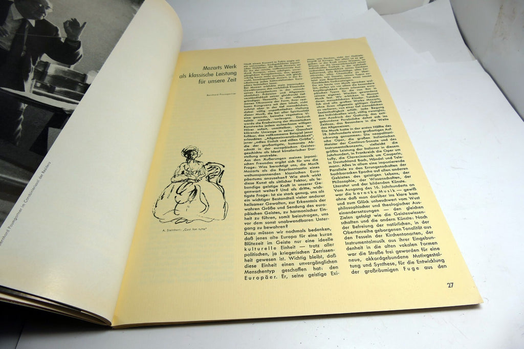 1959 Salzburger Festspiele Alpenjournal Österreich mit separatem Programmheft