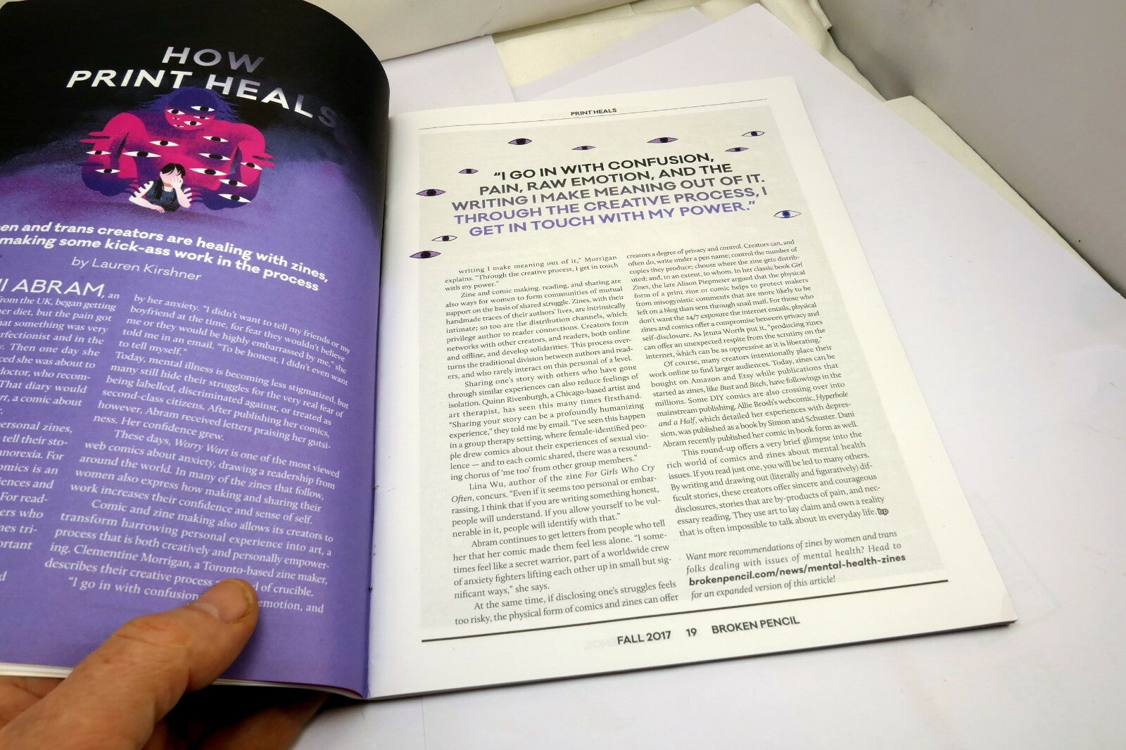 BROKEN PENCIL MAGAZINE ISSUE 77 ART  Pipeline Pushback Indigenous Artists