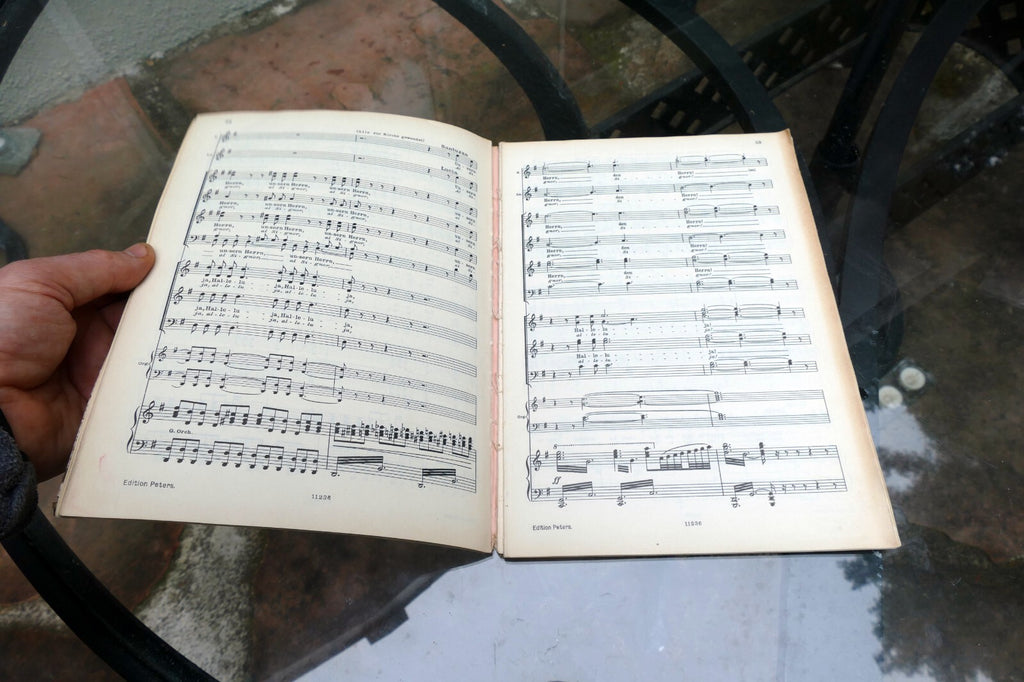 CAVALLERIA RUSTICANA Oper Musik Von MASCAGNI 1945 Berlin-Leipzig sheet music