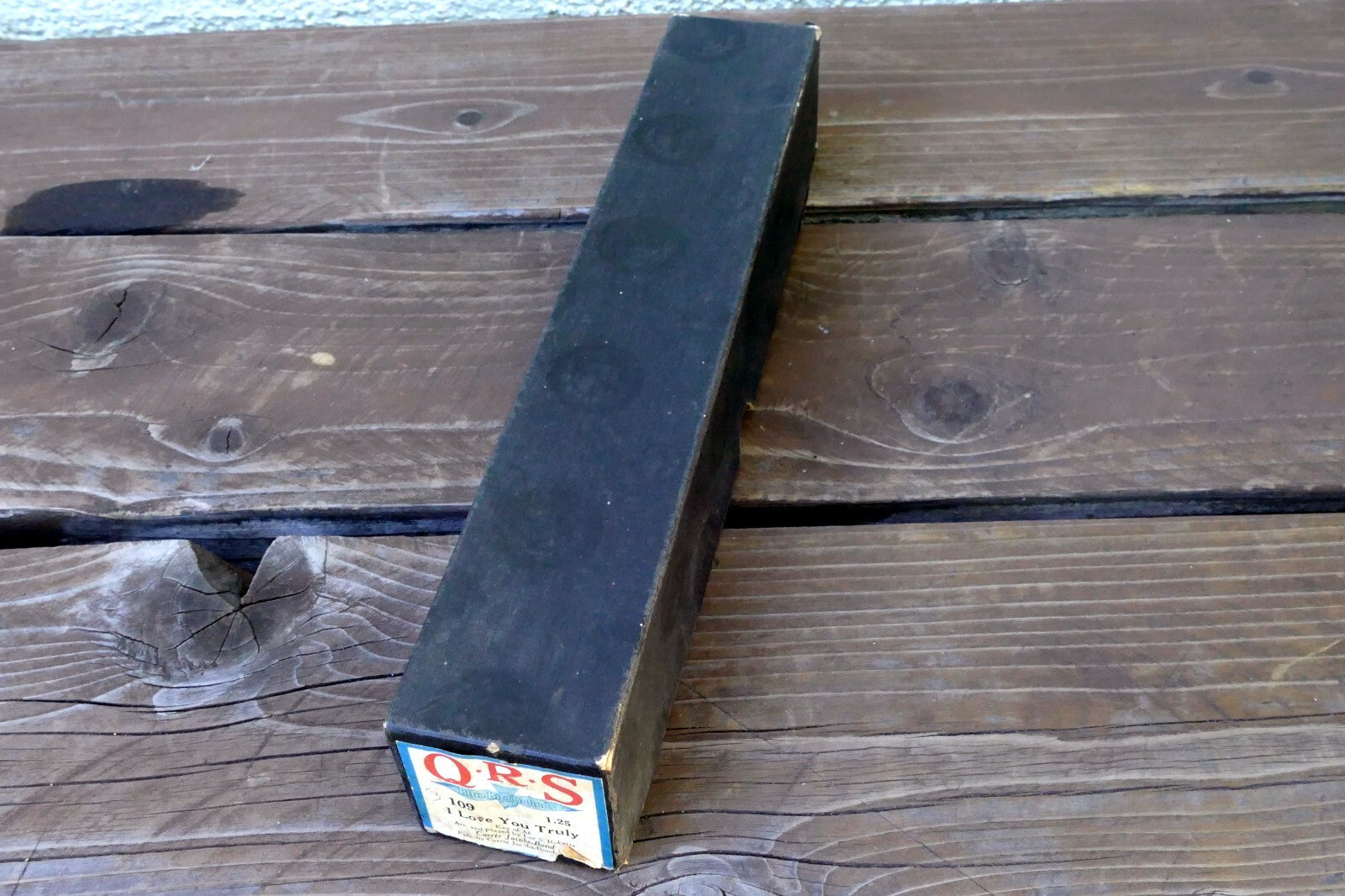 QRS Player Piano Word Roll “I Love You Truly” Lee Roberts # 109 Blue Bird Balads