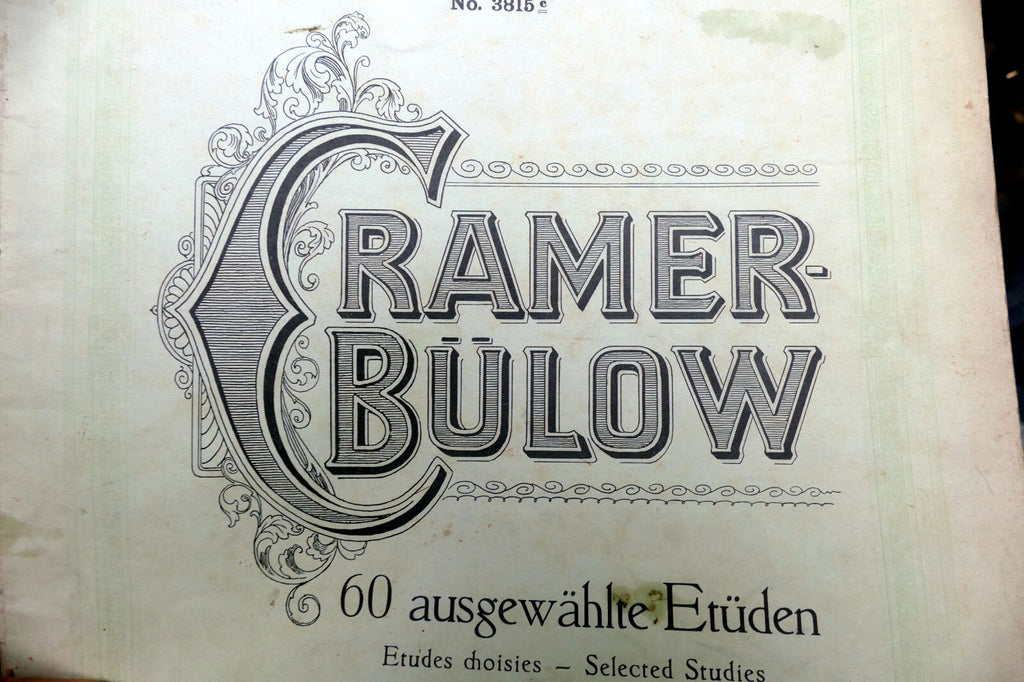 Cramer bülow 60 ausgewählte etuden choisies sheet music 1900 heft iii