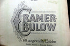 Cramer bülow 60 ausgewählte etuden choisies sheet music 1900 heft iii