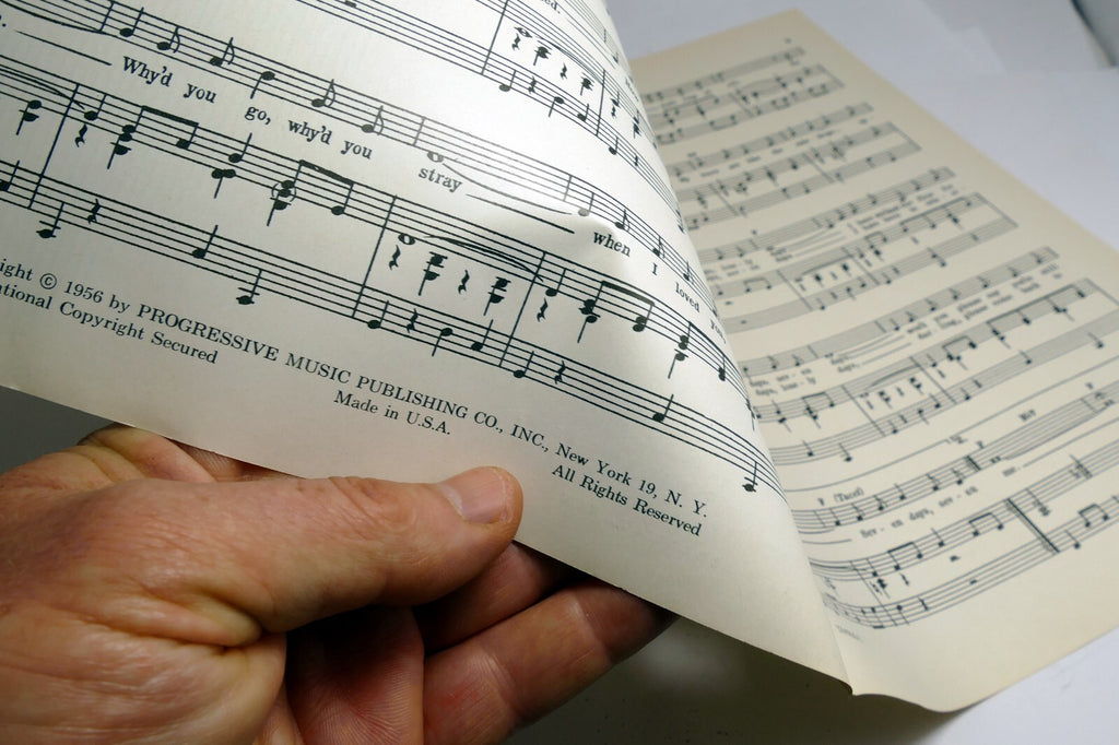 Seven Days Willis Carroll Carmen Taylor  1956 Sheet Music