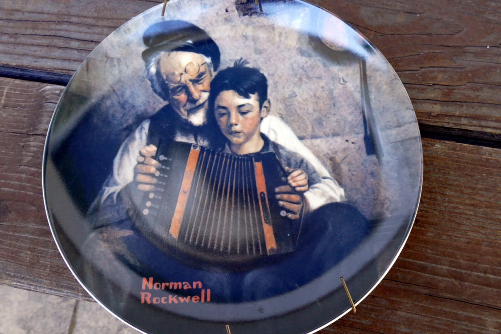 NORMAN ROCKWELL "The Music Makers" Plate 1981 84-R70-3.5 Limited Edition