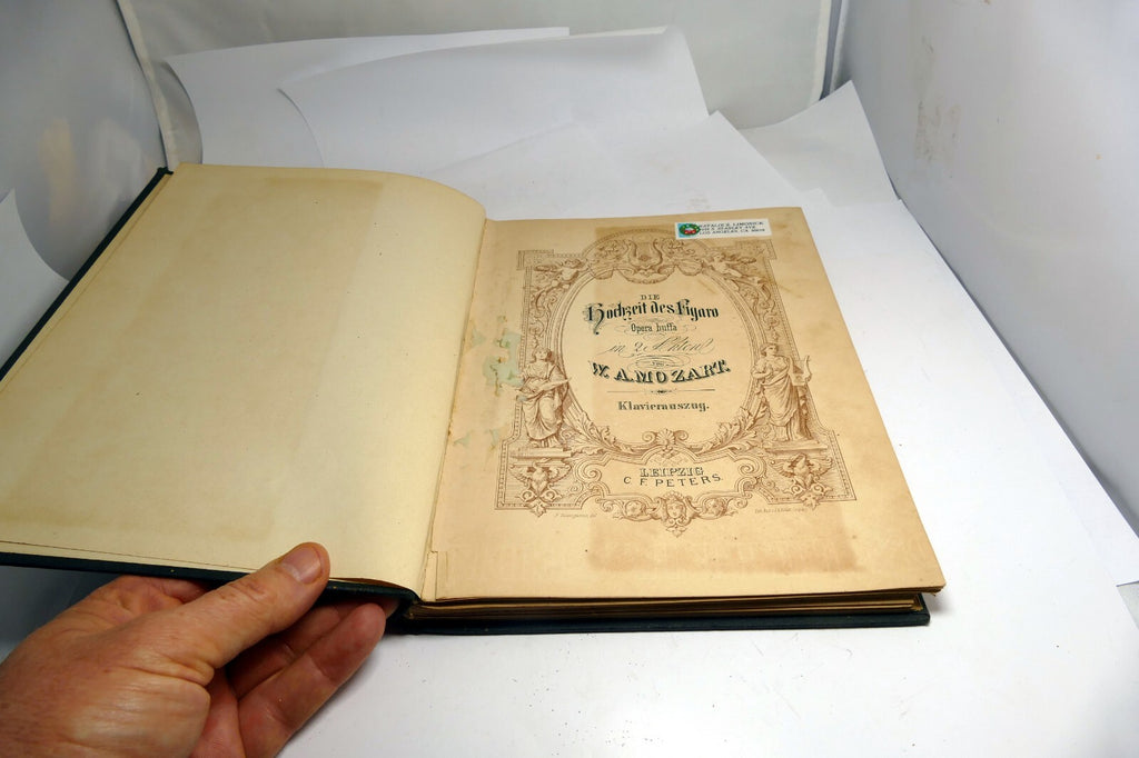 Die hochzeit des figaro mozart klavierauszug leipzig sheet music 1898