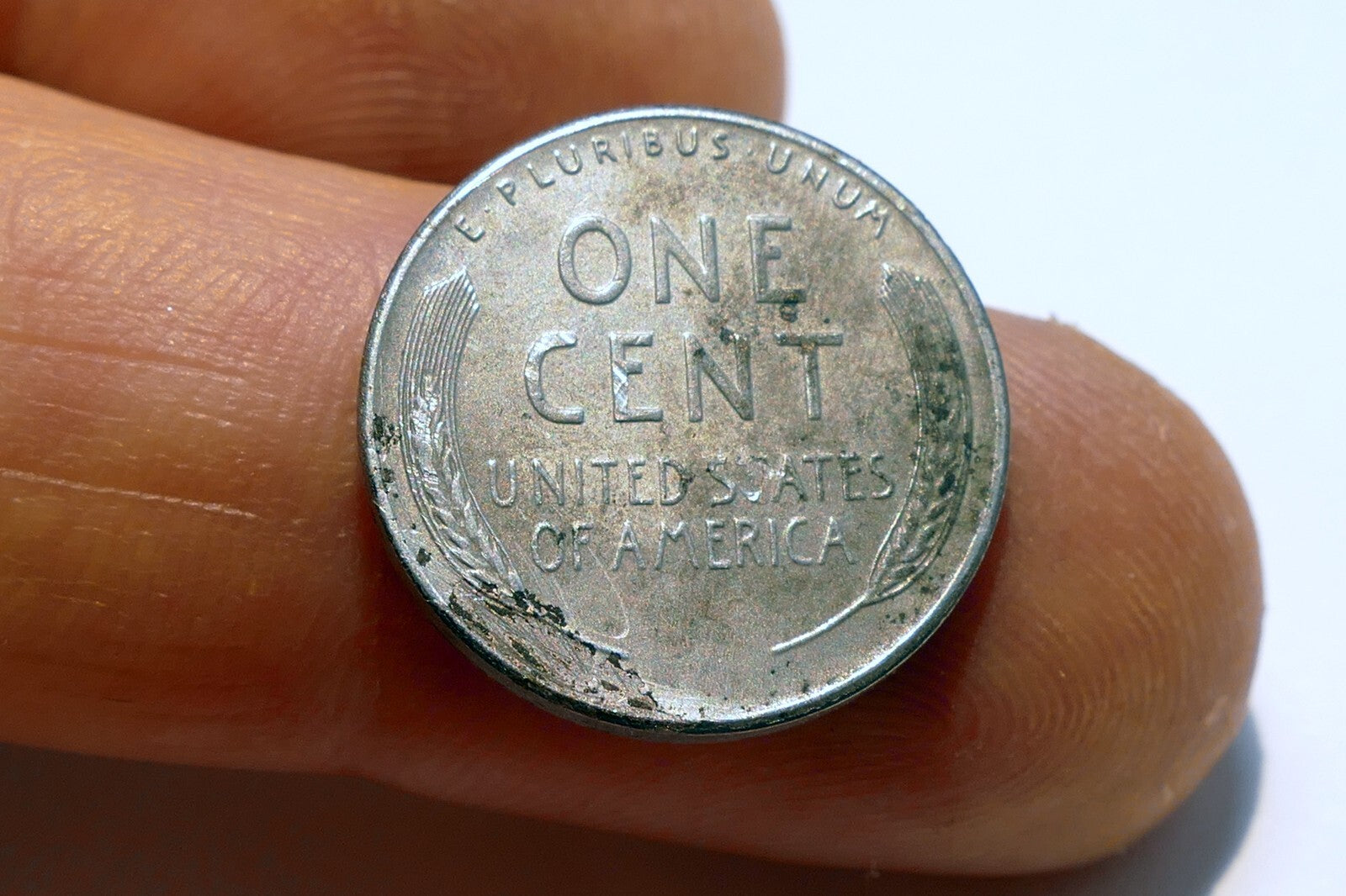 1943 Lincoln Cent 1c Steel Penny  coin