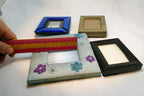 2X3" Picture Photo Frame Metal Wood with glass Pack Lot of 5