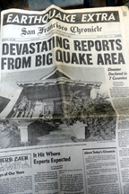 1989 san francisco chronicle earthquake oct. 19th extra extra bay area