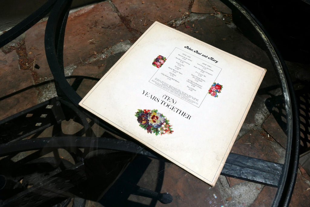 COVER ONLY FOR  - The Best Of Peter Paul and Mary 10 Years Together LP WB 2552