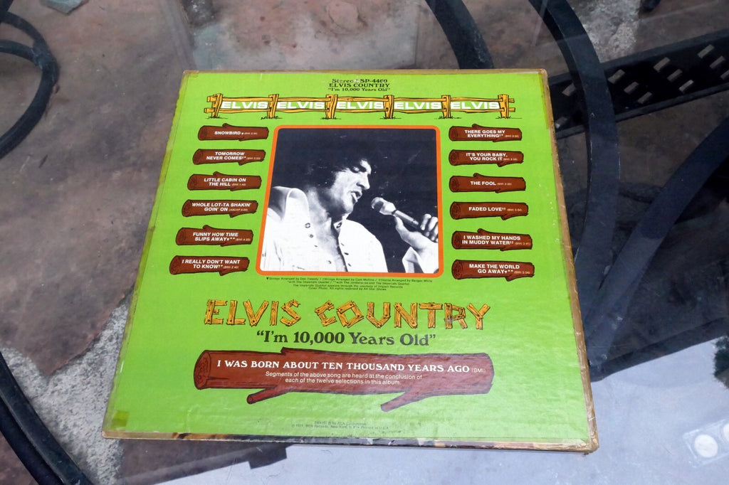 1971 Elvis Presley Elvis Country LSP-4460 - ALBUM ART COVER ONLY