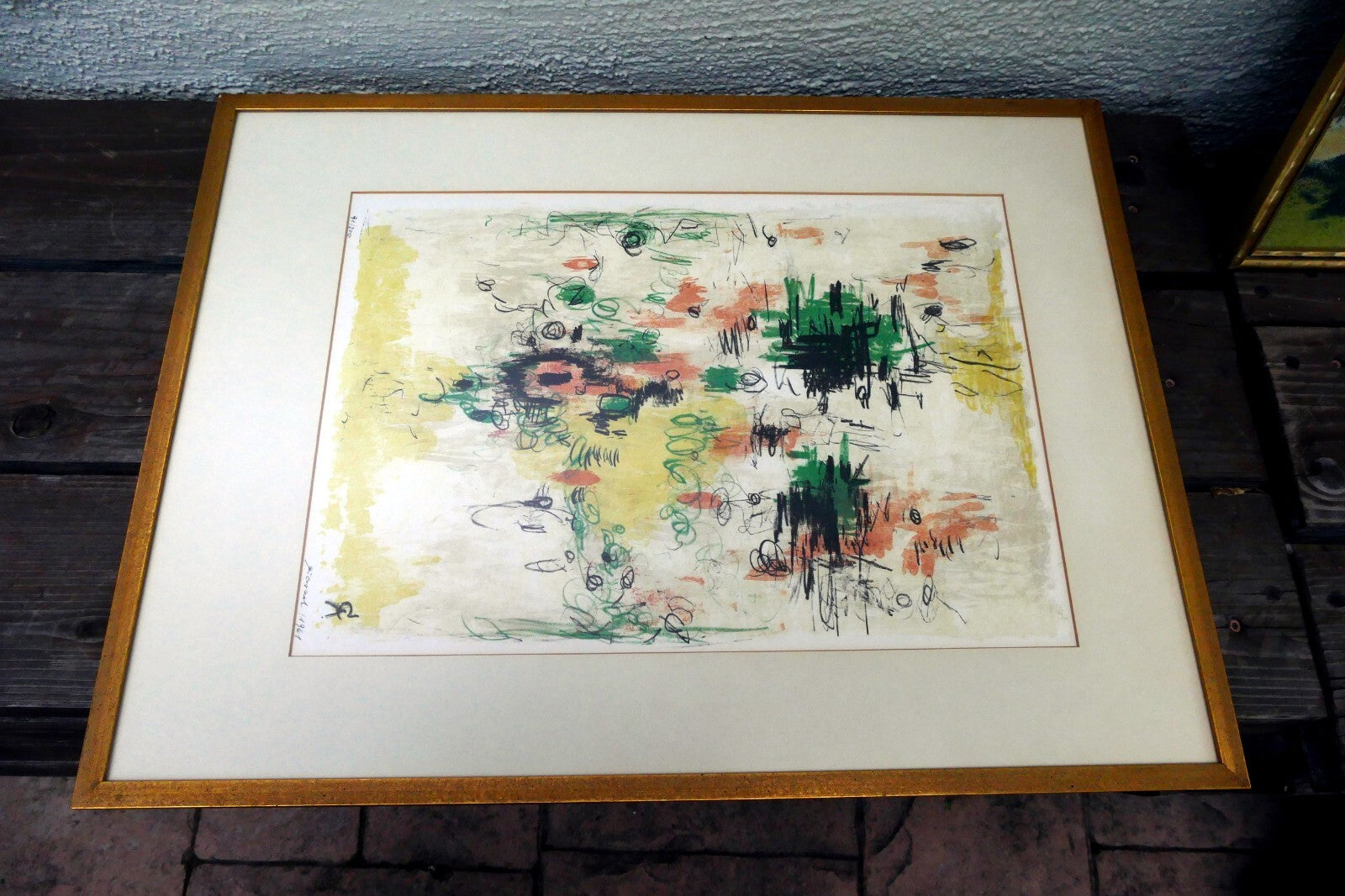 Rolf Cavael Lithograph Print Framed 91/200 Plate signed Limited numbered