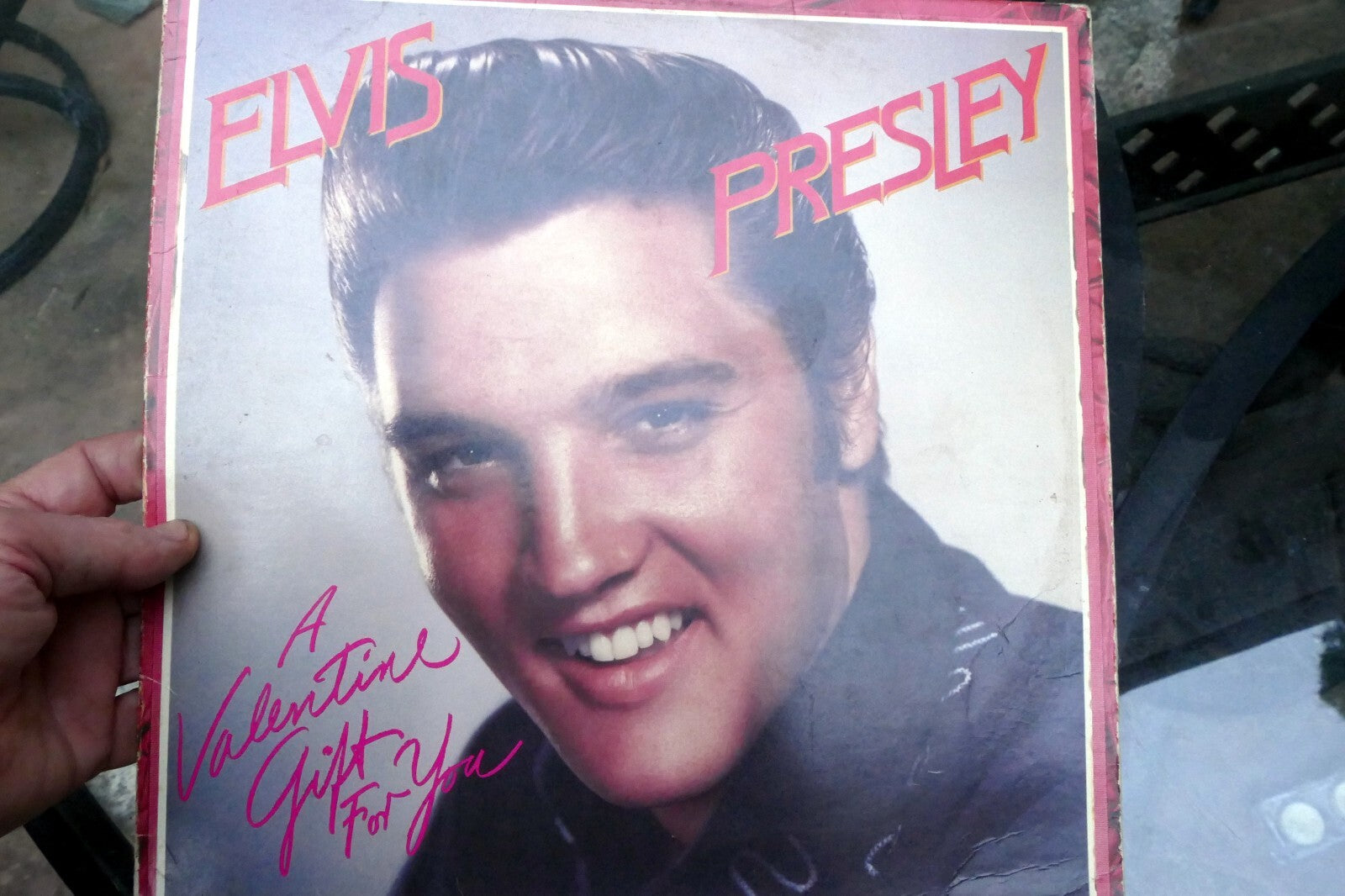 1985 Elvis Presley a Valentine Gift For You AFL1-5353 - ALBUM ART COVER ONLY
