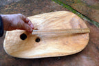 African Tribal Mask Hand Carved 18" Tall multi-tone Makonde Initiation large