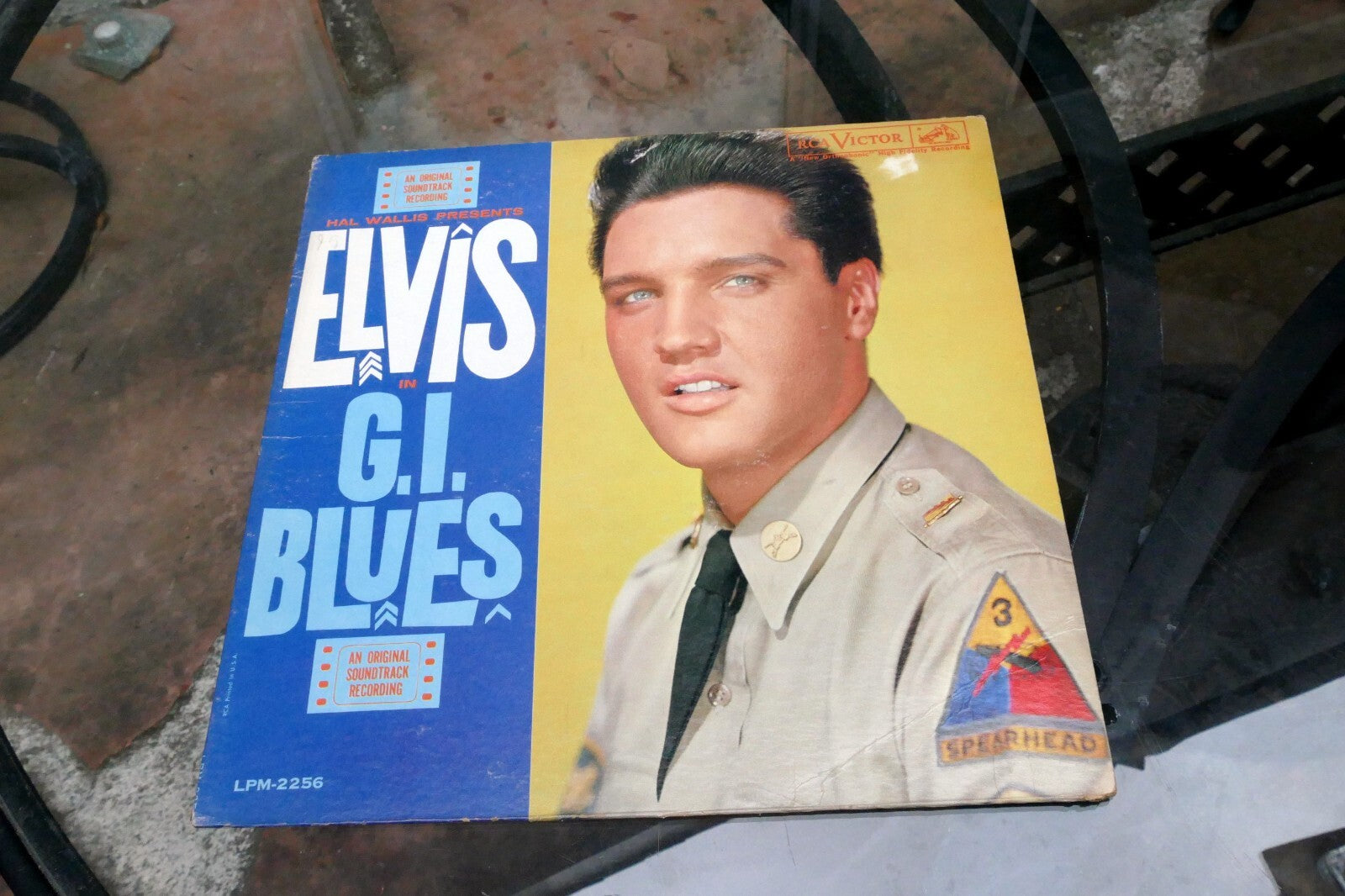 1960 Elvis Presley  – G. I. Blues LPM-2256  - ALBUM ART COVER ONLY