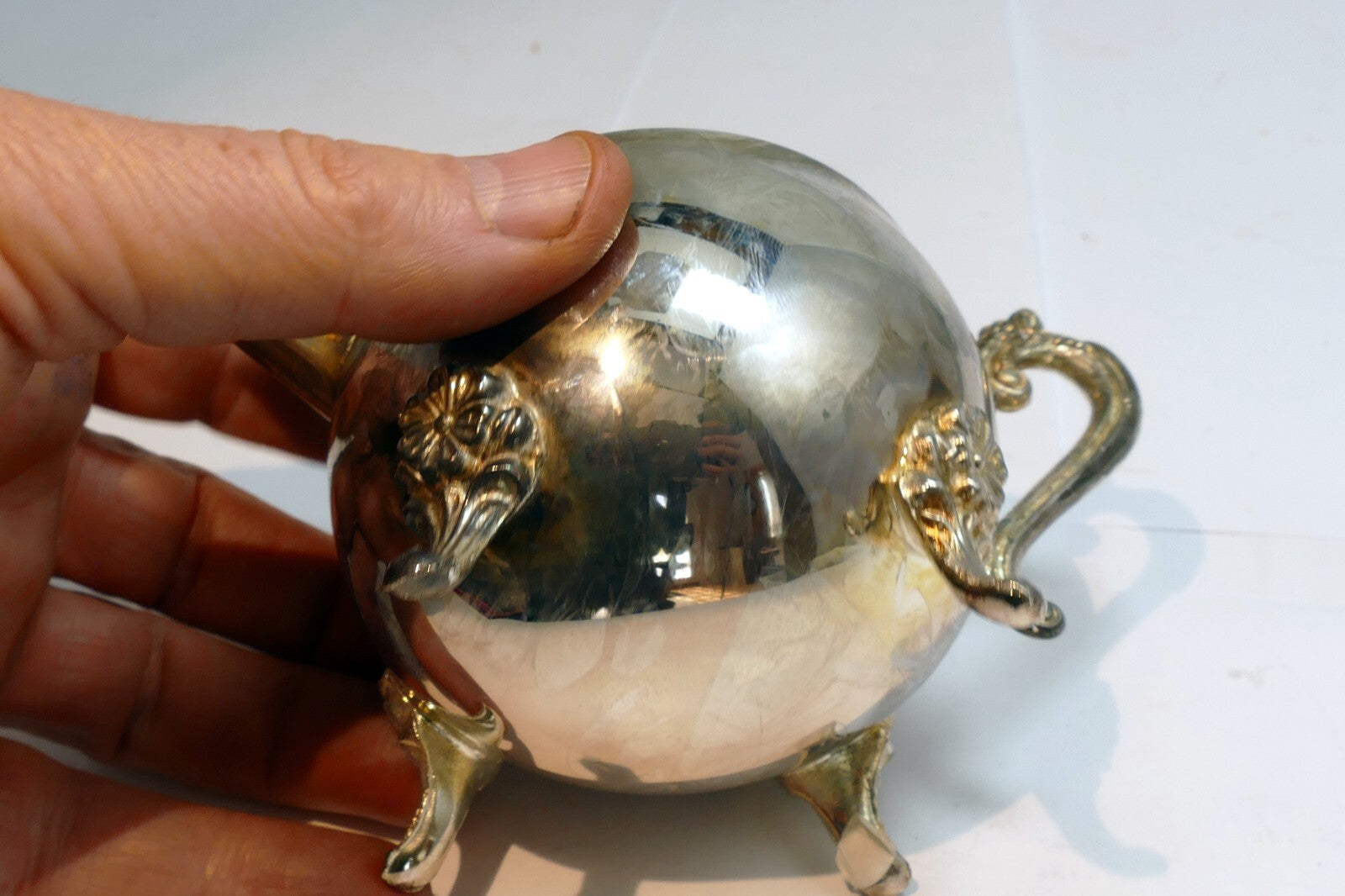 SILVER  PLATE  CREAMER  made in Indonesia