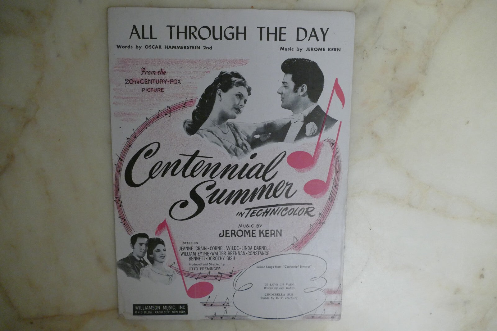 All Through The Day 1946 by Jerome Kern from "Centennial Summer" musical