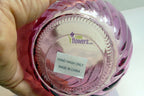 Pink Ribbed Vase Glass 8" high Valentines day 1 800 Flowers