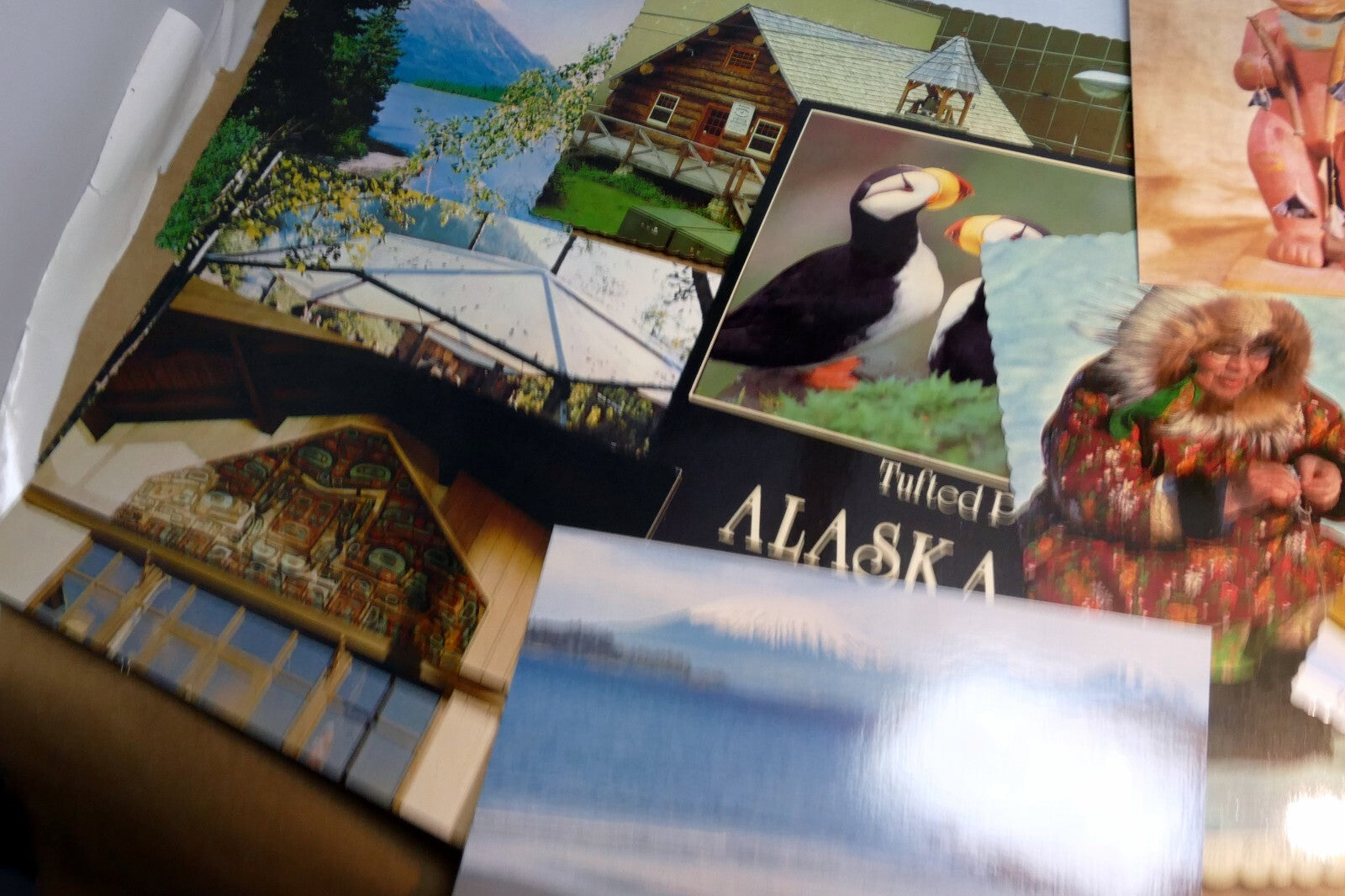 1980's Postcard unposted Alaska USA lot of 23 pack landscapes cityscapes native