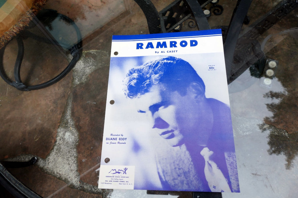 Ramrod by Al Casey   1958 Sheet Music Gregmark Music Duane Eddy