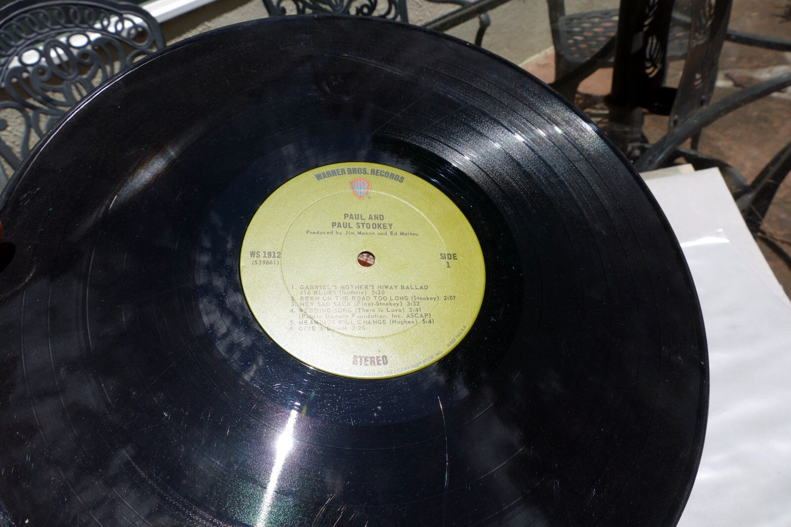 Paul Stookey Paul And Vinyl, LP 1971 Warner Bros. Records – WS 1912, (S39862) S
