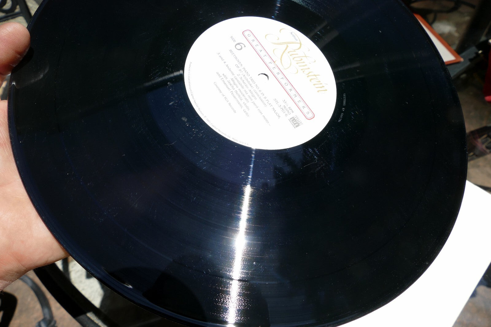 Time Life Records Arthur Rubinstein Great Performers 1-2 5-6 LP Box Set STL-P01