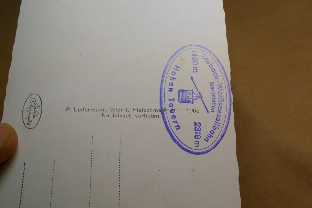 Pass Lueg Hagengebirge Pass enge postcard Black & white Austria 1930's unposted