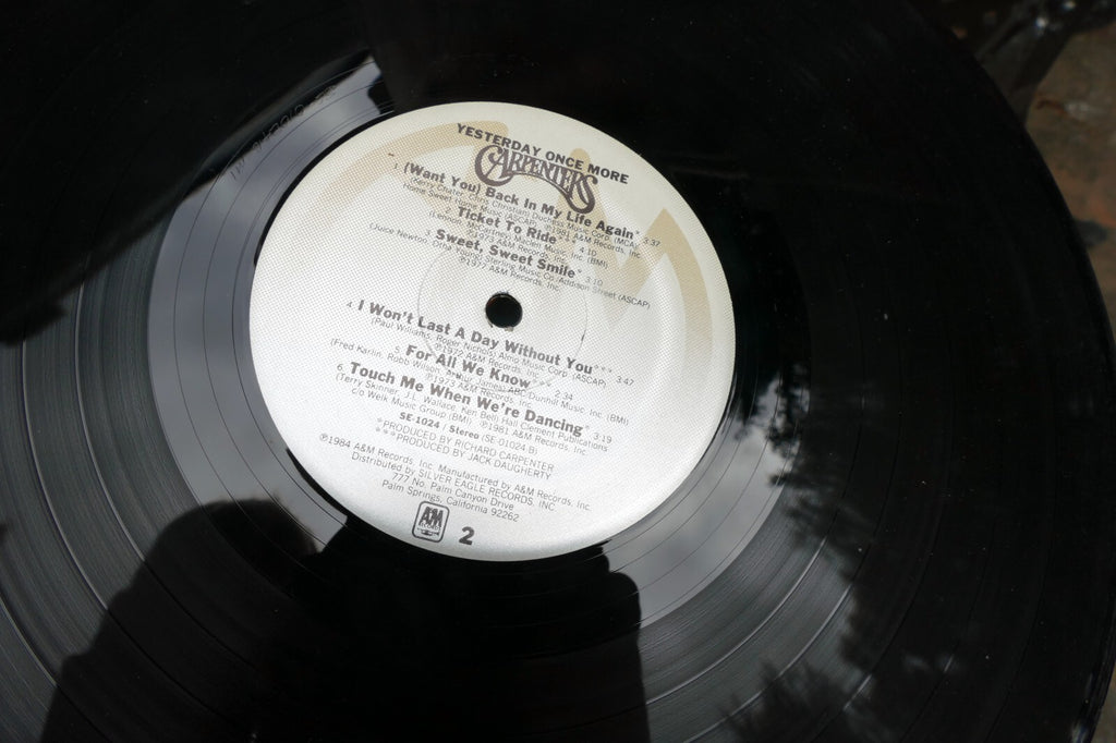 CARPENTERS Yesterday Once More SE 1024 A&M double 2 x LP Vinyl   1984