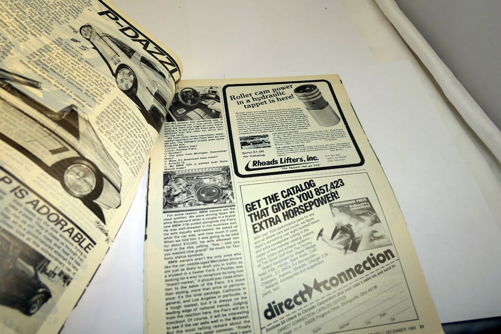 Pontiac Magazine clippings advertisement ad P-Dazzled Car Craft 1983