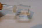 Mikasa Etched dots Crystal Glass Bottle Stopper square shape