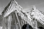 Mt. shasta california 11x14" black & white picture photo forgotten cabin usa