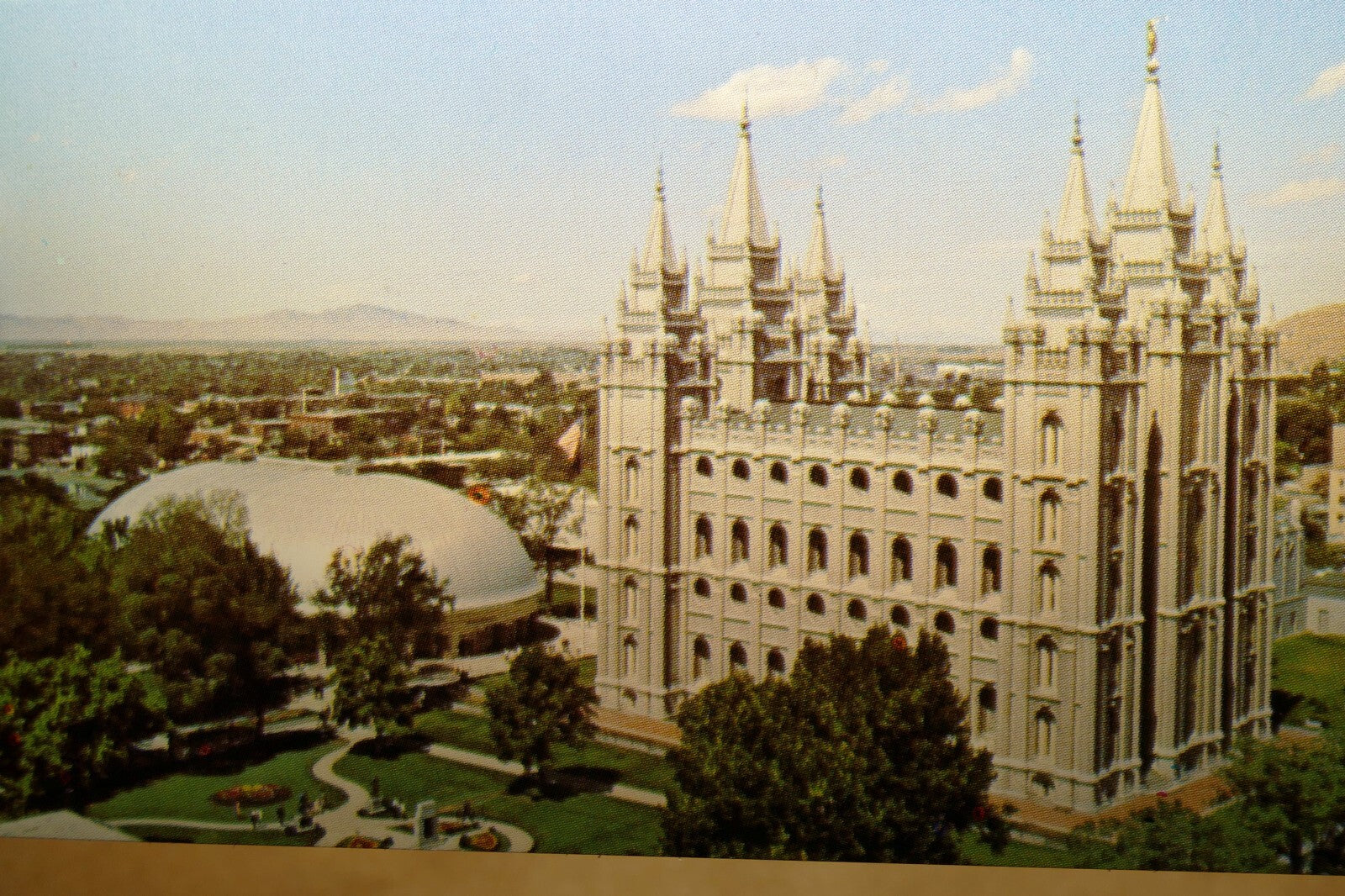 Salt Lake Utah Temple LDS Church Utah advertisement Add