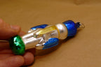 Christmas Nutcracker Ornament snowman blue white 5"