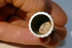 Thimble Souvenir Hand Crafted The Alamo 2000 Millennium Texas US metal