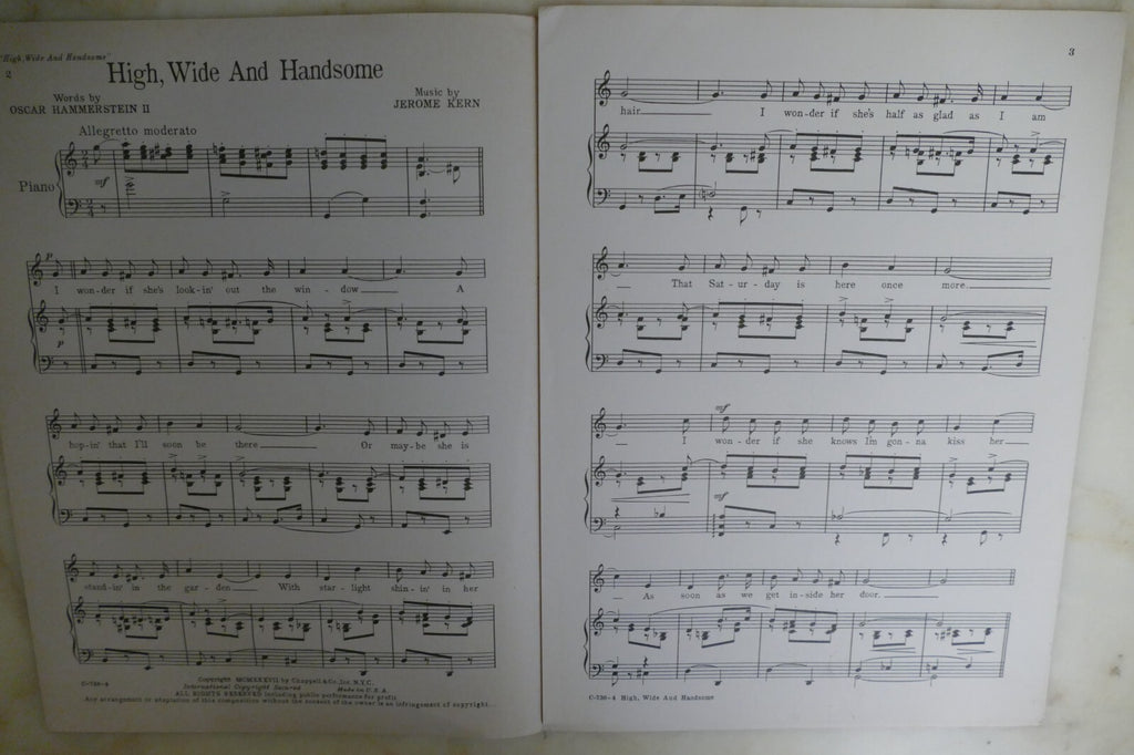 High, Wide And Handsome 1937 by Jerome Kern from High, Wide And Handsome