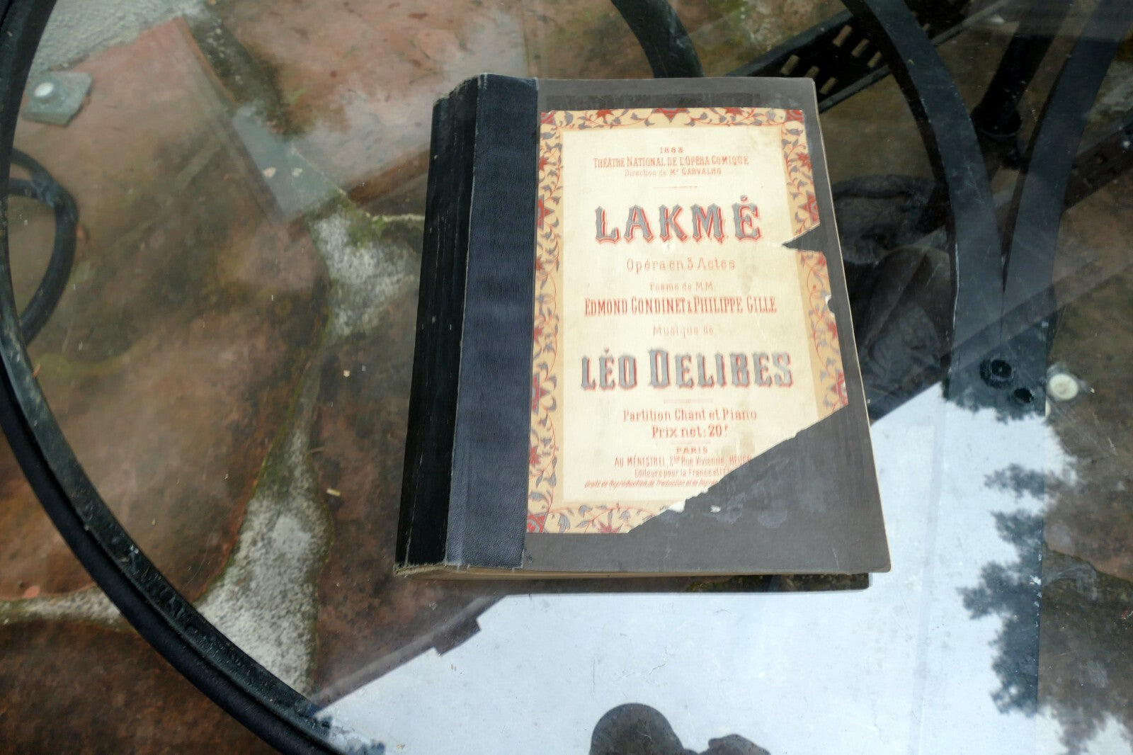 1883 Lakme sheet music  Léo Delibes  Opera en Trois Actes Paris Property Peroni