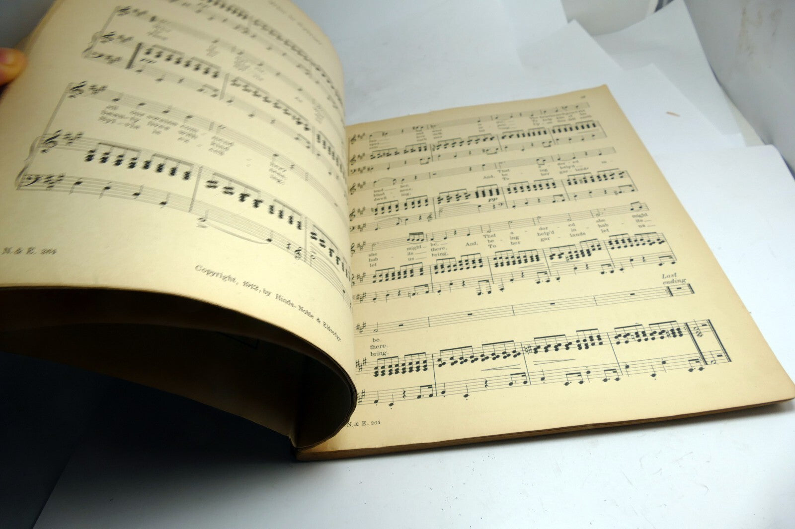 Most Popular Drawing Room and Concert Songs Sheet Music Book for High Voice 1912