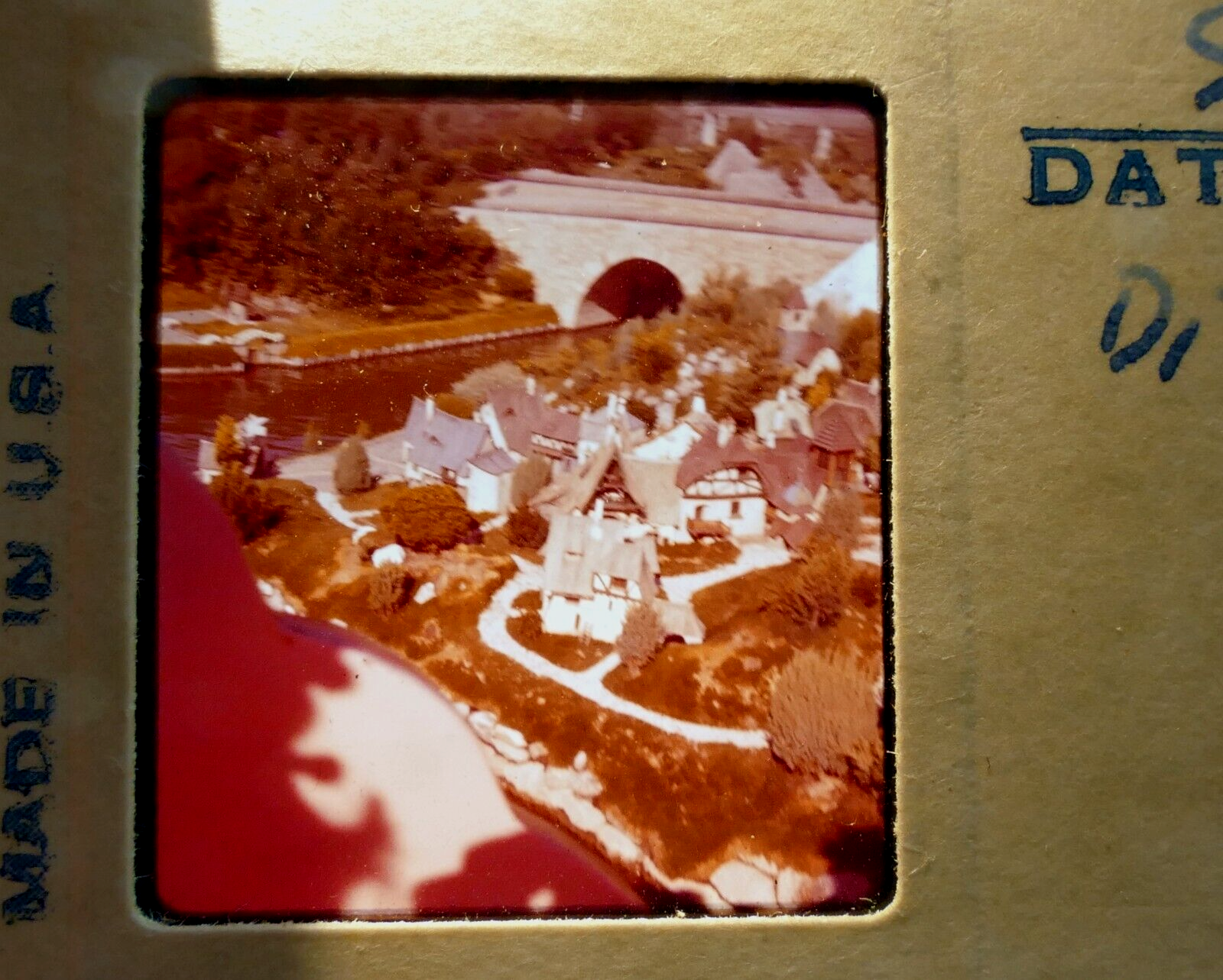 Stereo realist slide   disneyland usa   sept 1959 kodak ektachrome color