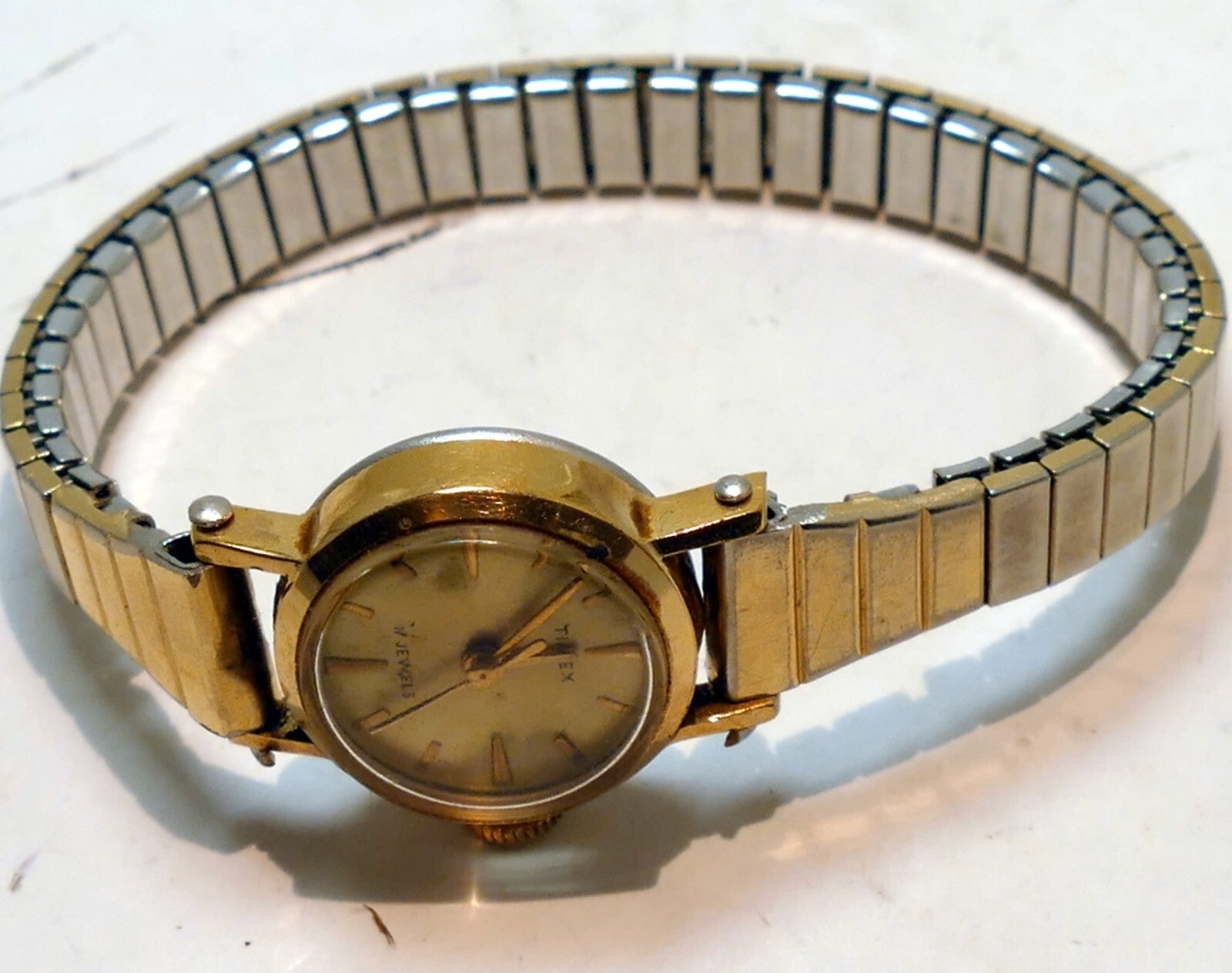 Timex watch for ladies | elegant gold tone watch   as is parts