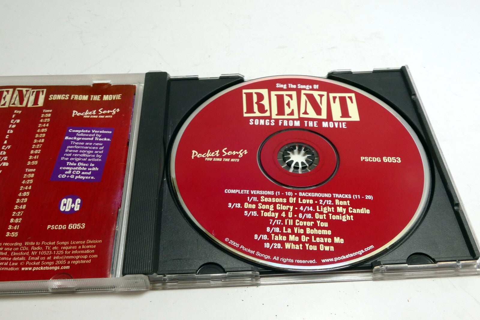 Rent 2005 Movie Soundtrack - Audio CD By Jonathan Larson PSCDG 6053 - Very Good