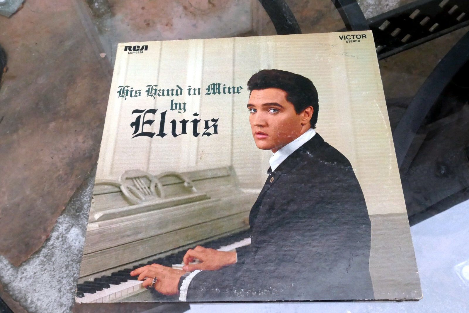 1960 Elvis  Presley His Hand In Mine RCA LSP-2328  - ALBUM ART COVER ONLY