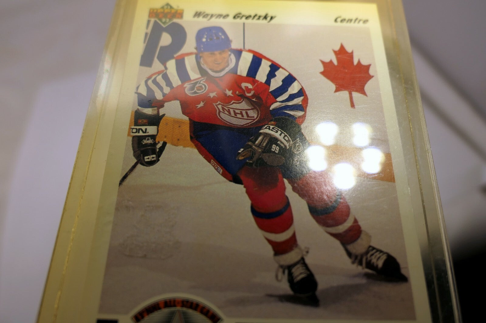 Upper Deck 1991 Trading Card Wayne Gretzky 621 Etoiles Conference Campbell