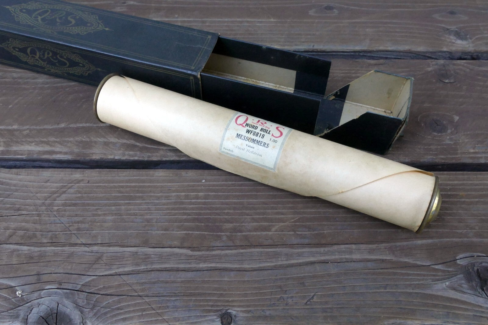 QRS Word roll WF6819 Messommers Valsen David Helsstrom Piano roll