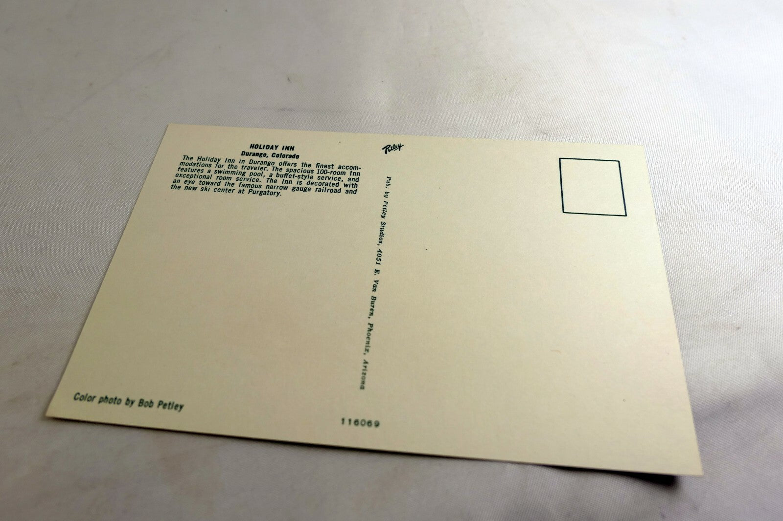Durango Holiday Inn Colorado Americana Post Card 1960's vintage US