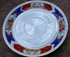 Ttc china 6" round tea cup plate gold trim ttn1 pattern made in japan