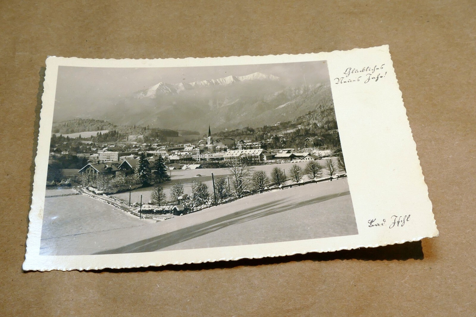 Winter landscape postcard Austria 1940  - unposted