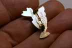 VTG Gold Tone First Holy Communion Lapel Pin w/ Pinback Christian Catholic