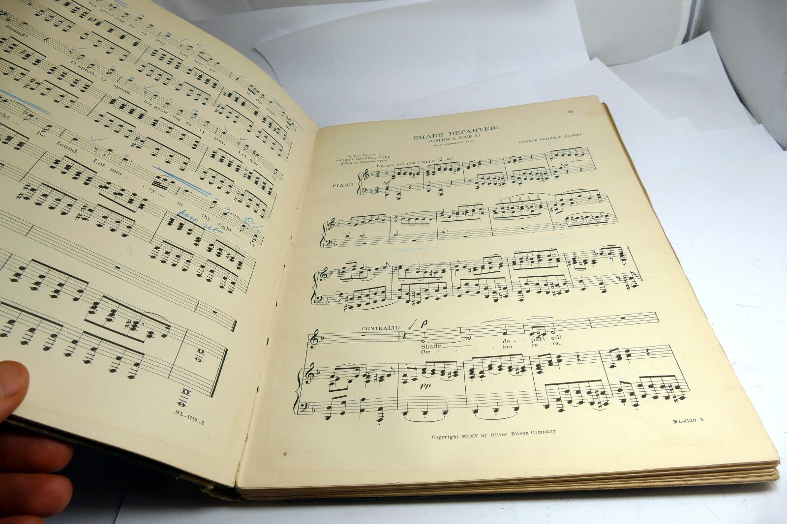 George Frideric Handel: Songs and Air Volume 2 For Low Voice 1905 sheet music