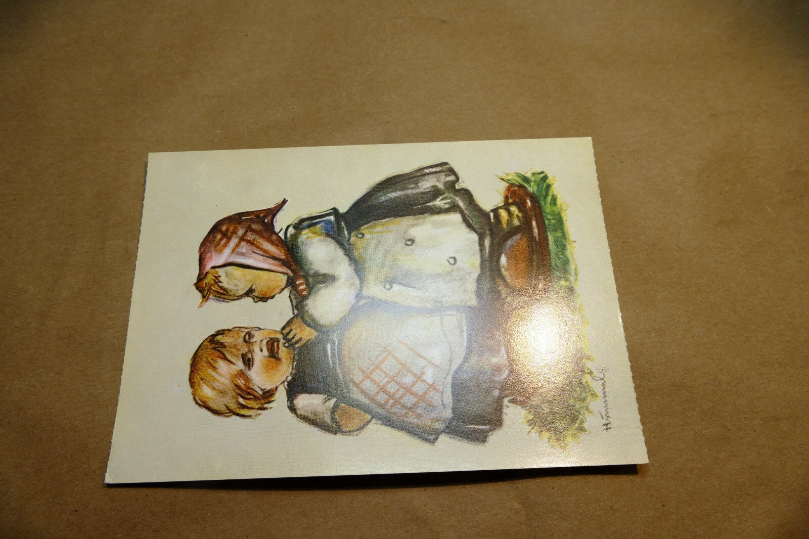 Hummel What are you Hollering about?  Postcard W. Germany Art - Unposted - mint