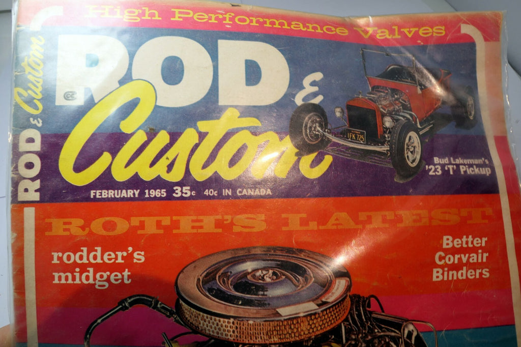 Rod & custom magazine february 1965 "how to customize an engine"